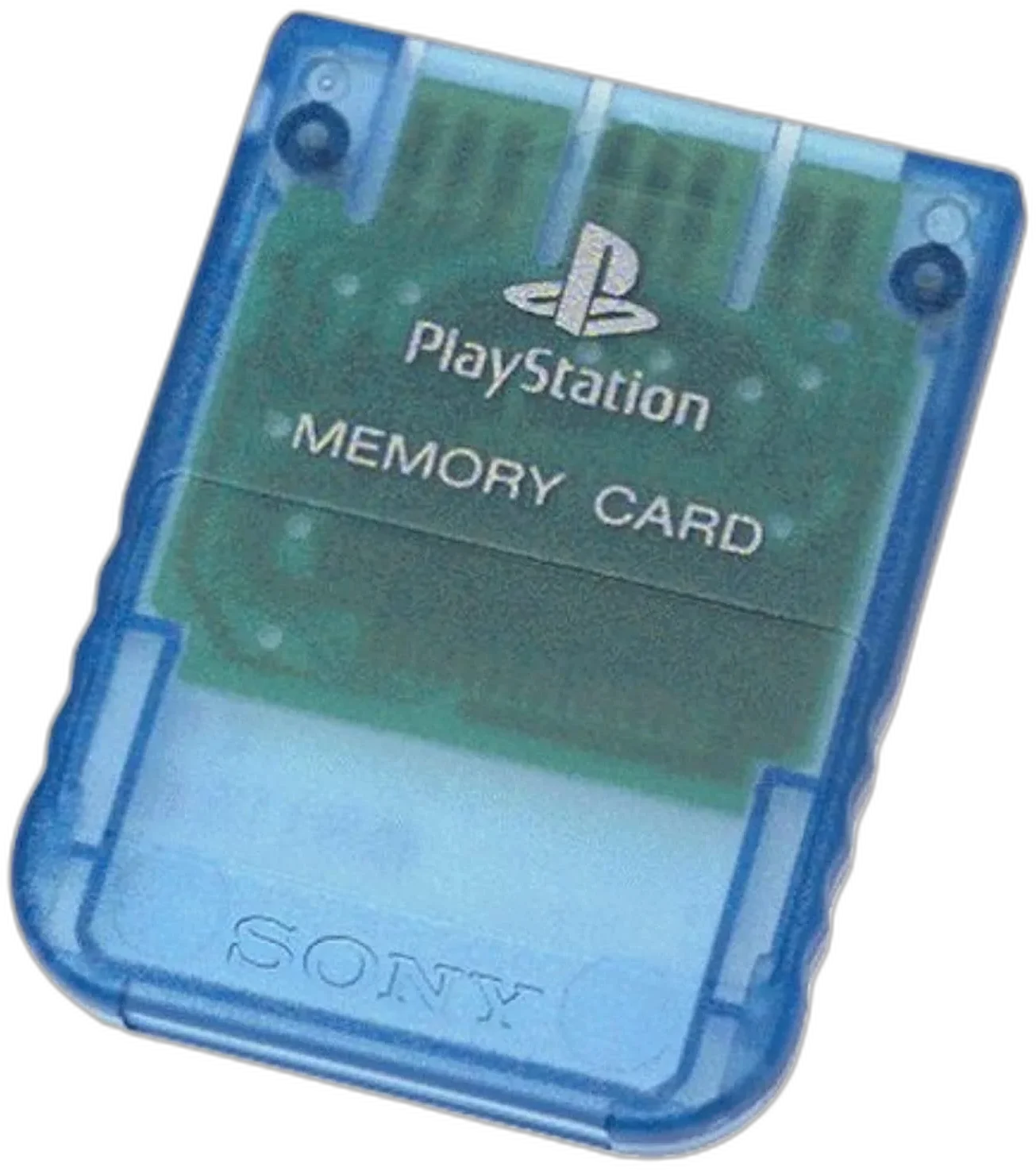  Sony PlayStation Ocean Blue Memory Card