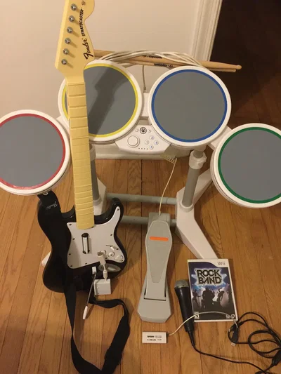Activision Wii Rock Band Bundle