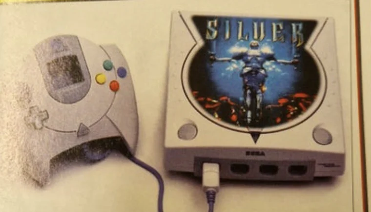  Sega Dreamcast Silver Console