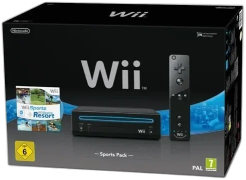  Nintendo Wii Black Sports Pack [EU]