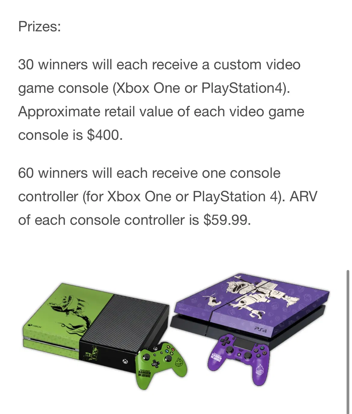 Sony PlayStation 4 Plants VS Zombies Console - Consolevariations