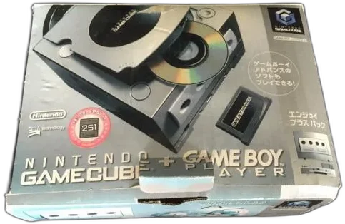  Nintendo GameCube Silver Enjoy Plus Pack