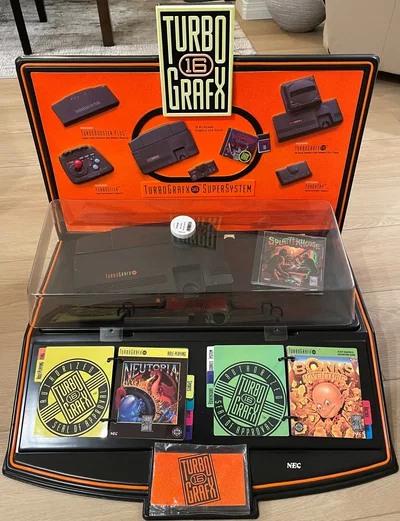 TurboGrafx 16 Interactive Tabletop Kiosk