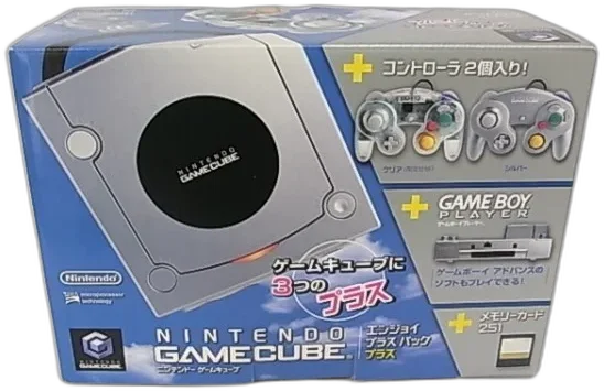 Nintendo GameCube Enjoy Plus Silver Bundle