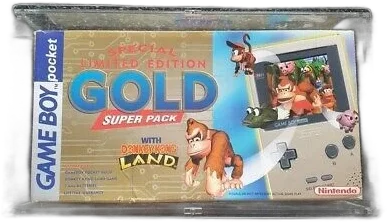  Nintendo Game Boy Pocket Gold Super Pack
