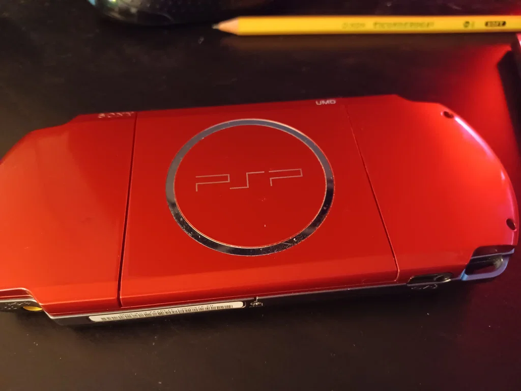 Consolevariations - Sony PSP 3000 Black and Red Console