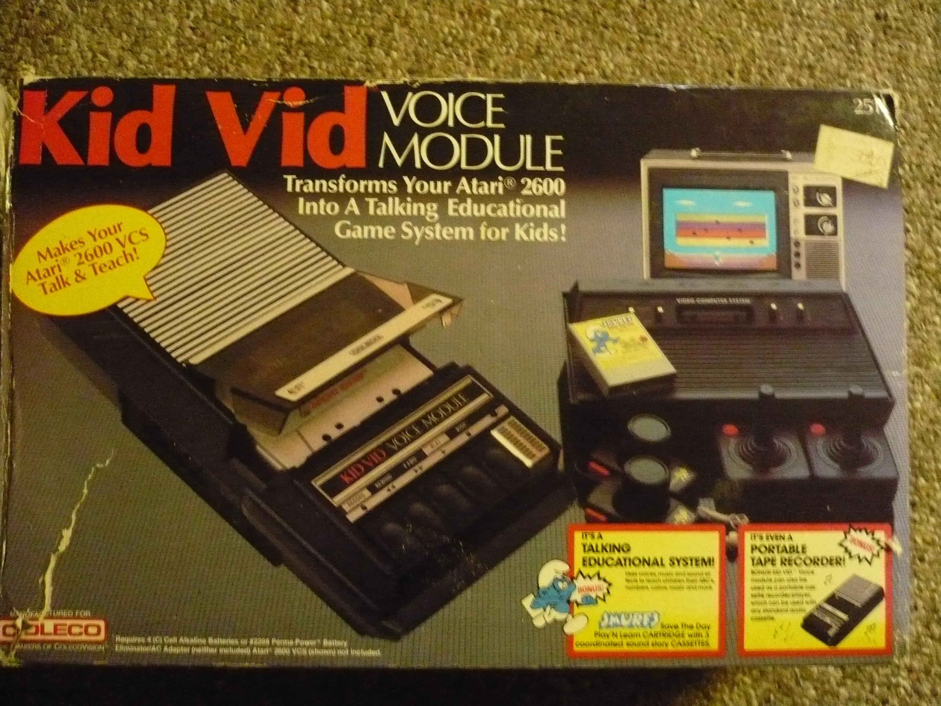  Coleco Atari 2600 Kid Vid Voice Module