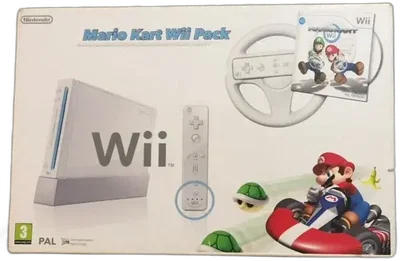 Nintendo Wii Mario Kart Pack Bundle