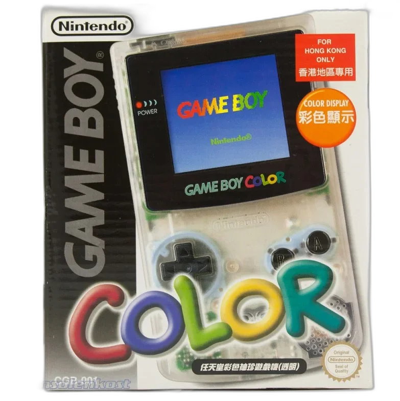  Nintendo Game Boy Color Clear Console [HK]