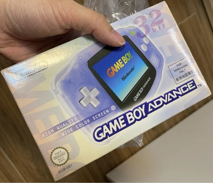  Nintendo Game Boy Advance Milky Blue Console [HK]