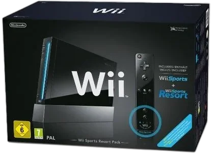  Nintendo Wii Sports Resort + Wii Sports black Bundle
