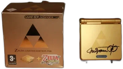 Nintendo Game Boy Advance SP Zelda Console [Autographed]