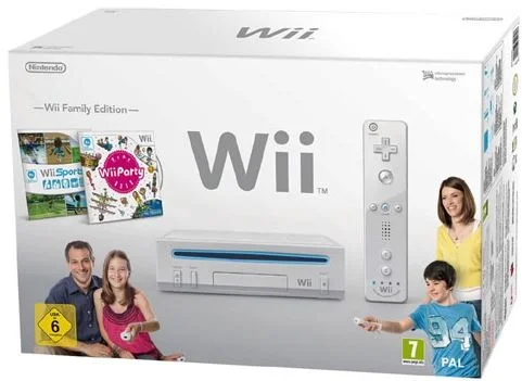  Nintendo Wii Family Edition Wii Sports + Wii Party Bundle [NA]