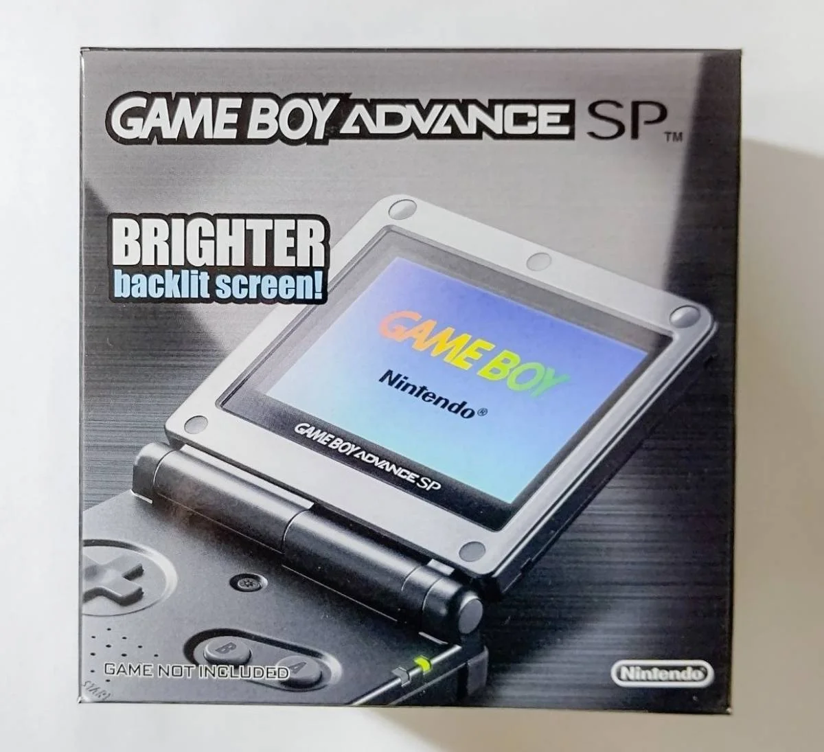 Nintendo Game Boy Advance SP Graphite Console [HK/MO]
