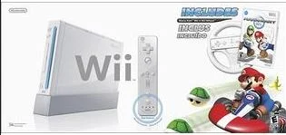  Nintendo Wii Mario Kart White Bundle [NA]