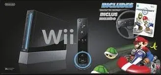 Nintendo Wii Mario Kart Black Bundle [US]