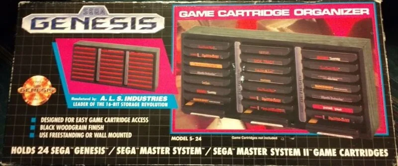  Sega Genesis Game Cartridge Organizer