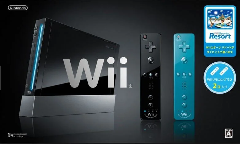  Nintendo Wii Sports Resort + Blue Wiimote Bundle [JP]
