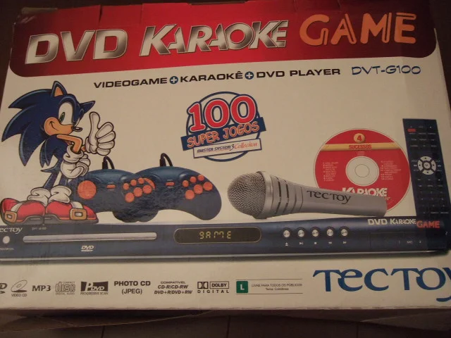  Tectoy DVD Karaoke Game DVT-G100