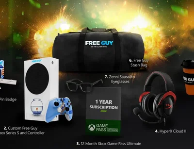 Microsoft Xbox Series S Free Guy Console