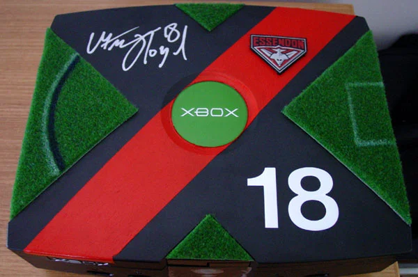  Microsoft Xbox Essendon Football Club Console