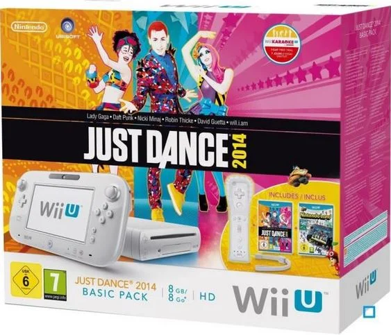 Nintendo Wii U Just dance 2014 Bundle