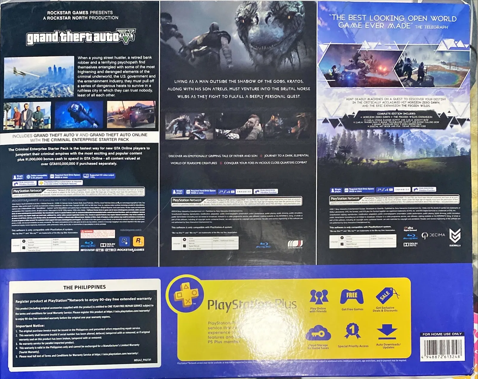 Amazon.com: Flagship Sony Play Station 4 1TB HDD Only on