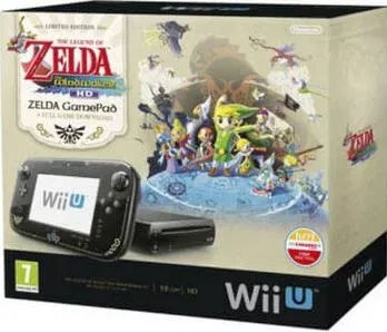 Nintendo Wii U Deluxe Set with The Wind Waker WUPSKAFL - US