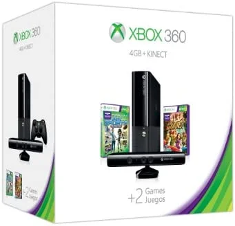  Microsoft Xbox 360 E Kinect Sports Season 2 + Kinect Sensor Bundle