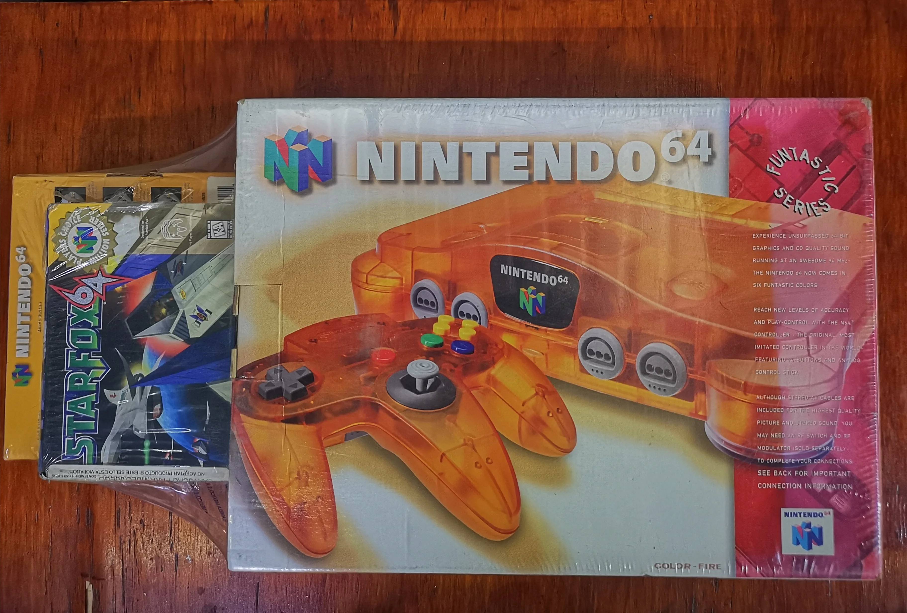  Nintendo 64 Fire Orange Console [MX]