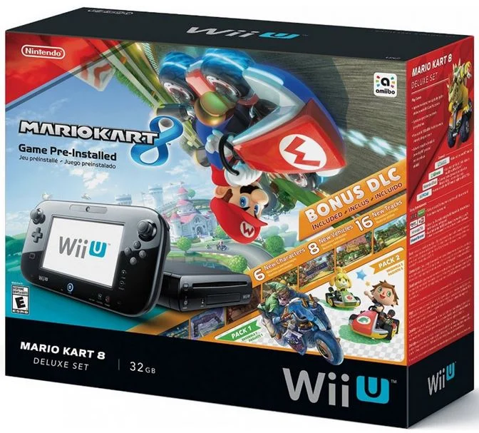 Nintendo Wii U Mario Kart 8 Nintendo Land Bundle - Consolevariations