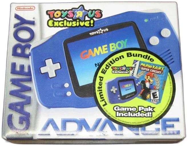  Nintendo Game Boy Advance Blue Toys R Us Console