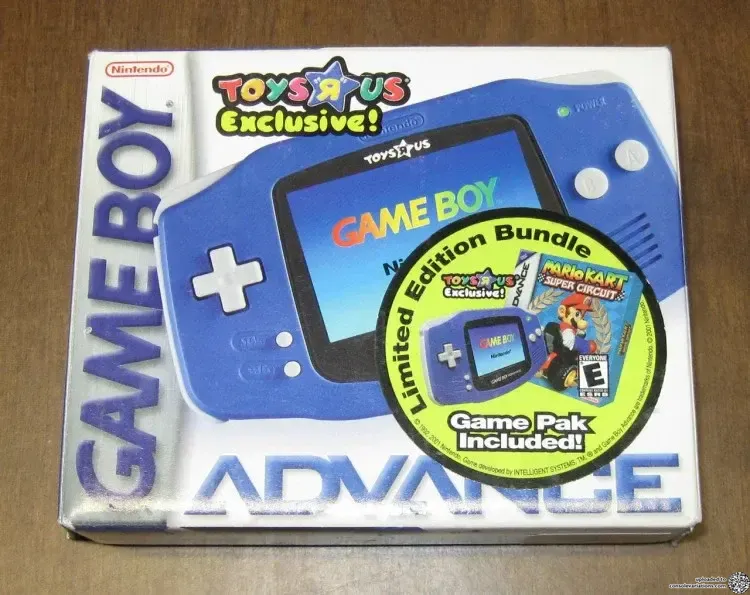 Games R Us Consolevariations - Nintendo Game Boy Advance Blue Toys R Us Console ...