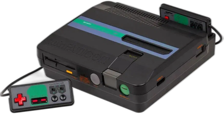Sharp Twin Famicom AN-505-BK Console
