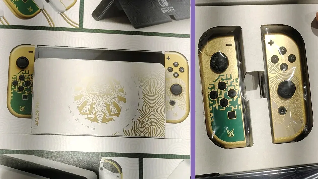  Nintendo Switch OLED  The Legend of Zelda : Tears of the Kingdom Console [NA]