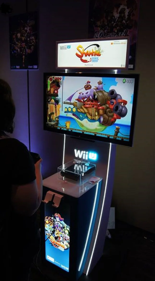  Nintendo Wii U Shantae Kiosk