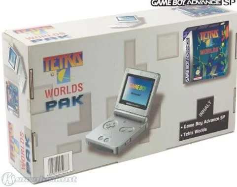  Nintendo Game Boy Advance SP Tetris World Pak