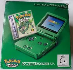  Nintendo Game Boy Advance SP Pokemon Emerald  Console [AUS]