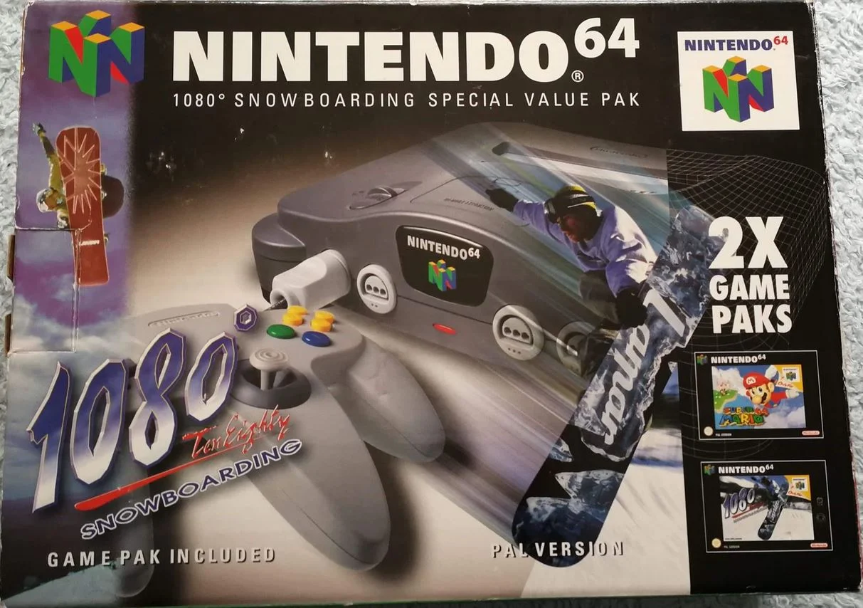  Nintendo 64 1080 Snowboarding Bundle