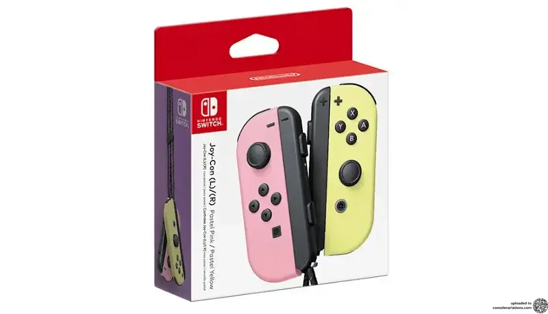 Nintendo Switch ピンク/イエロー 本体 Consolevariations - Nintendo Swtich Pastel Pink / Yellow Joy-Con