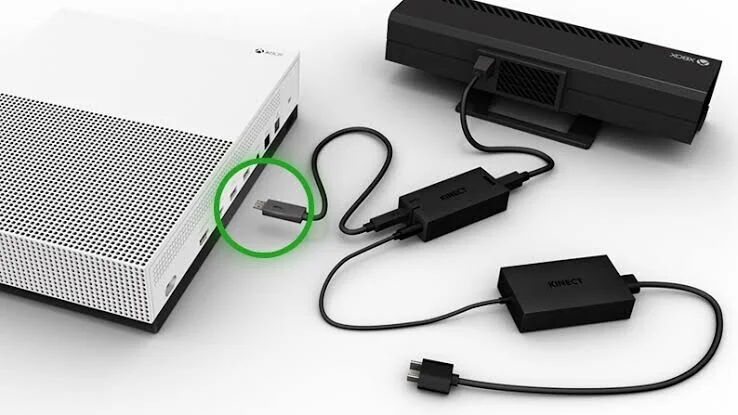  Microsoftr Xbox One S/X Kinect Converter Adapter 