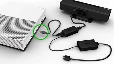Microsoftr Xbox One S/X Kinect Converter Adapter 