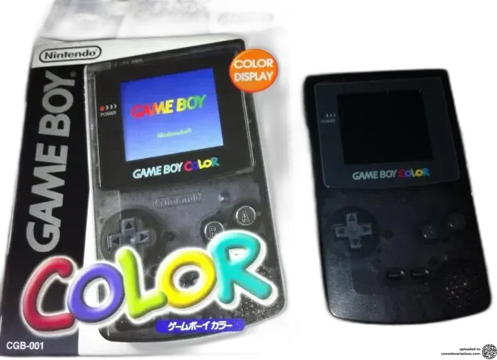 Nintendo Game Boy Color Clear Black Console - Consolevariations