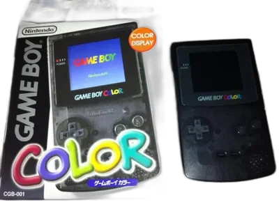 Nintendo Game Boy Color Clear Black Console