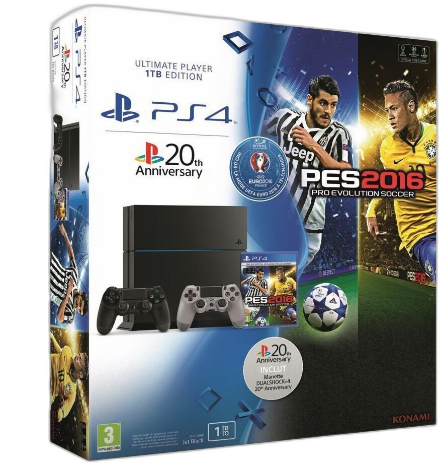 Sony Playstation 4 PES 2016 UEFA Euro 2016 Bundle