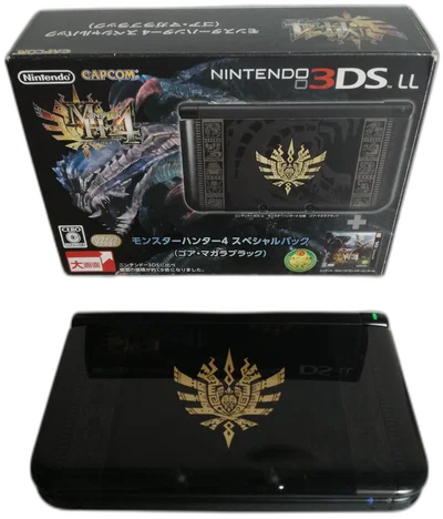 Nintendo 3DS LL Monster Hunter 4 Gore Malaga Console
