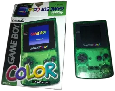Nintendo Game Boy Color Clear Green Console