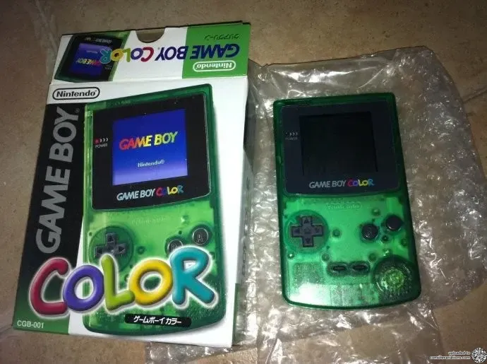 Consolevariations - Nintendo Game Boy Color Clear Green Console
