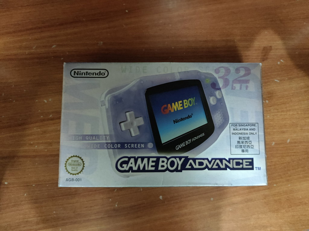 Consolevariations - Nintendo Game Boy Advance Milky Blue Console 