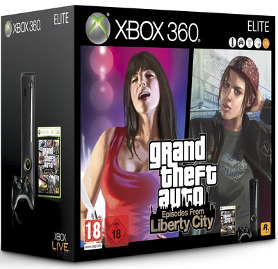 Microsoft Xbox 360 Elite Grand Theft Auto Episodes of Liberty City Bundle